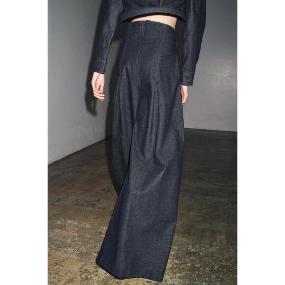 Zara Denim - ZARA ZW COLLECTION ULTRA HIGH-WAIST WIDE-LEG JEANS